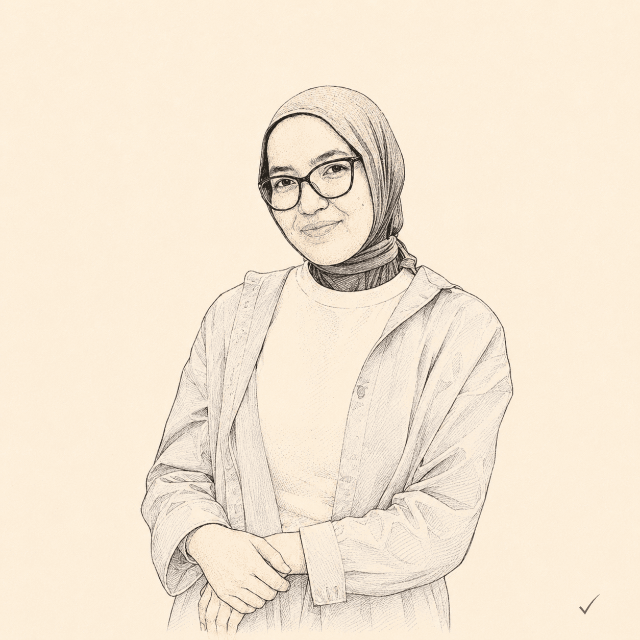 Illustrated portrait of Aidana Bassenova
